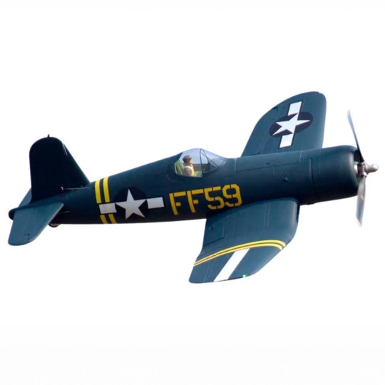 Avión eléctrico radiocontrolado F4U-1A Corsair Bubble Top 1600mm PNP Avión eléctrico...