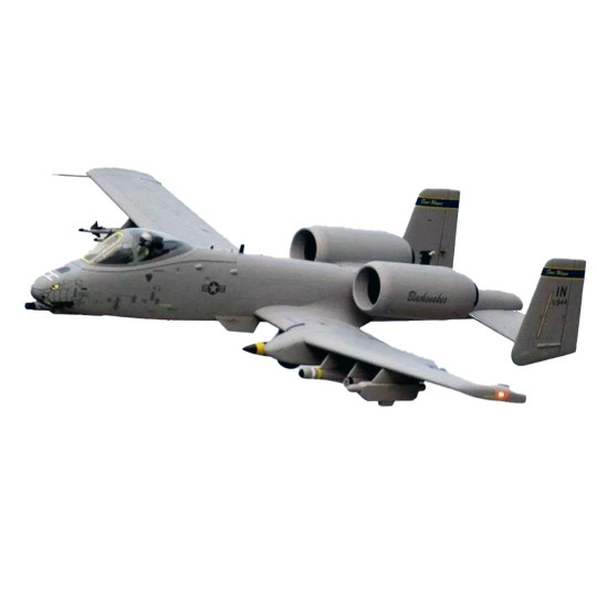 Avión eléctrico radiocontrolado Freewing A-10 Super Scale 2x80mm EDF Jet PNP PNP Avión eléctrico...