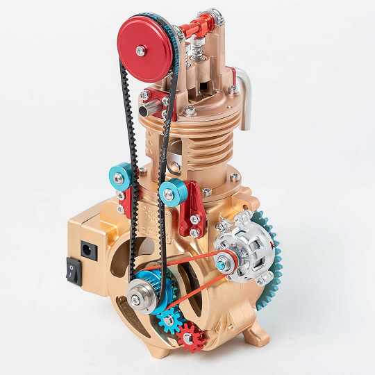 Maqueta metálica de un...