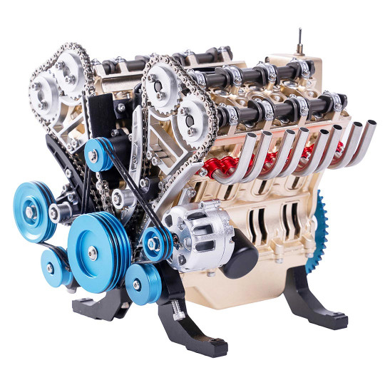 Maquetta metal Motor V8...