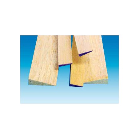 Matériau de bois BDF BALSA 15x45x1000mm Matériau de bois BDF BALSA 15x45x1000mm