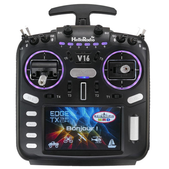 Emisor de radiocontrol V16 PRO 4N1 Modo 1 Emisor de radiocontrol V16...