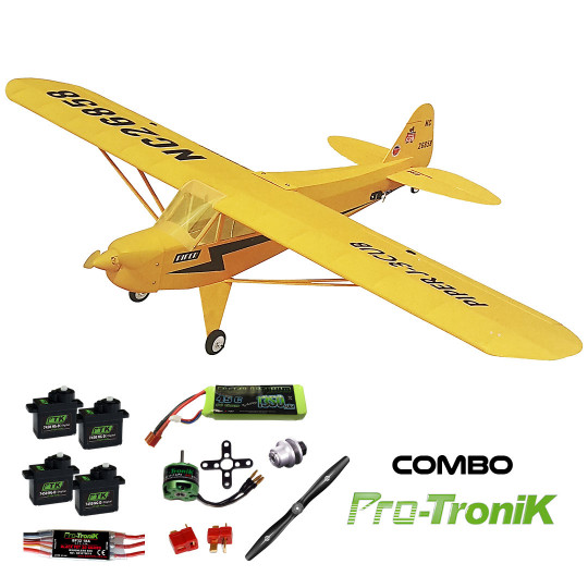 Avión eléctrico Combo PIPER J-3 CUB EP BL ARF Avión eléctrico Combo PIPER...