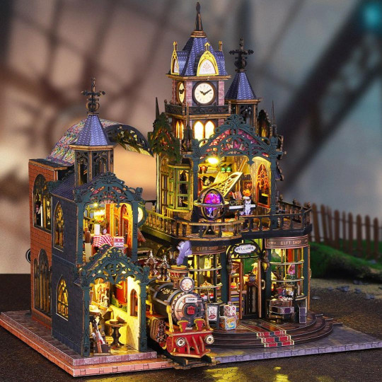 Puzzle 3D casa en miniatura...