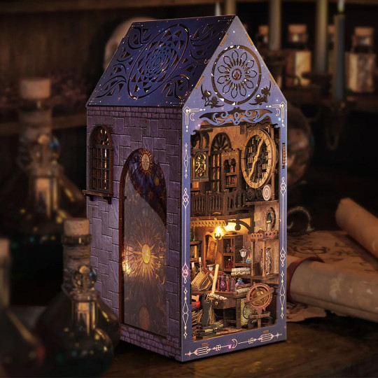 Puzzle 3D Serre Livres Book Nook MAGICAL RESEARCH SOCIETY Puzzle 3D Serre Livres Book...