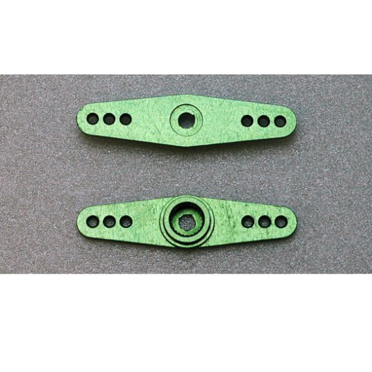 Accessoire pour radio Bras de servo Alu double HITEC (2 pcs) Accessoire pour radio Bras de servo Alu double HITEC (2 pcs)