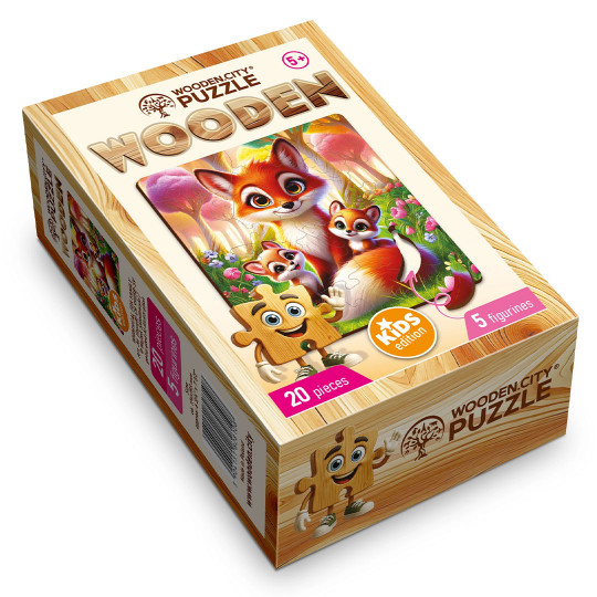 Rompecabezas Famiglia volpe...