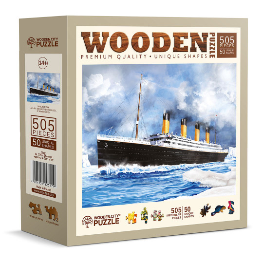 TITANIC rompecabezas Vintage 505/50 Wooden City TITANIC rompecabezas...