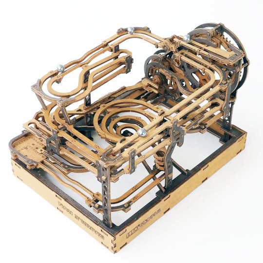 Puzzle mecánico 3D intermedio Pista de bolas Marble Run Puzzle mecánico 3D...