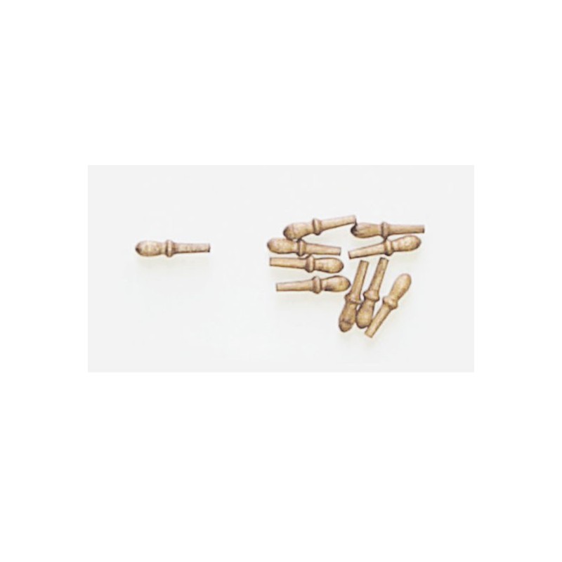 Accastillage de bateau Cabillots en buis hauteur 14mm