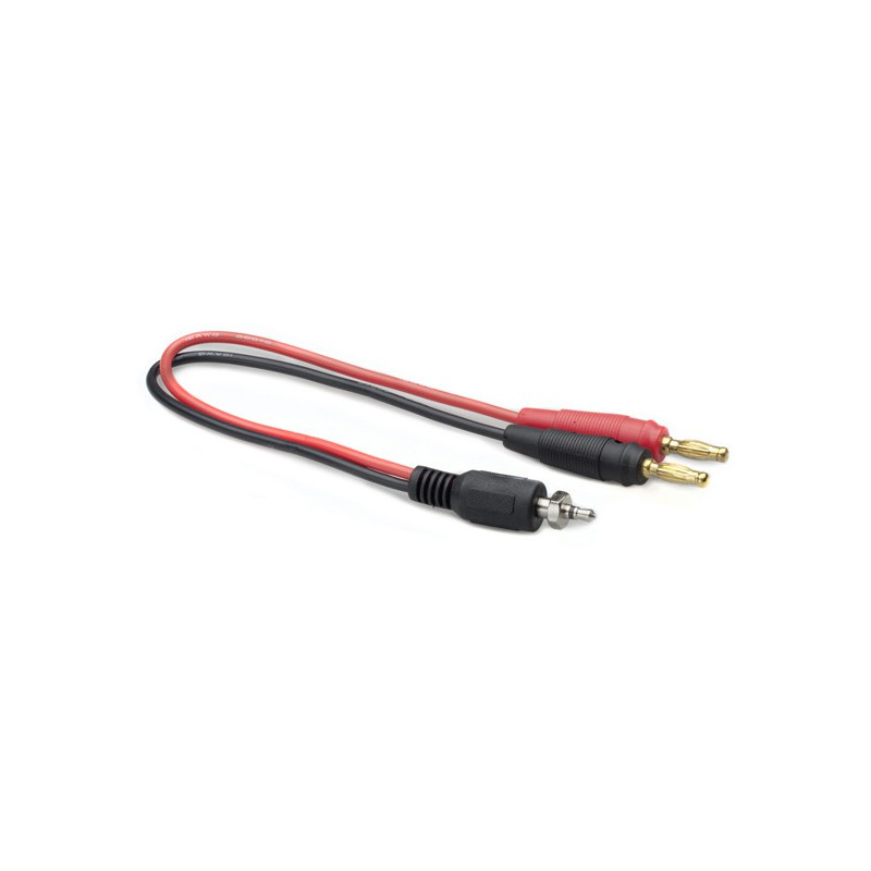 Chargeur pour accu pour appareil radiocommandé Cable Charge Socquet Bougie