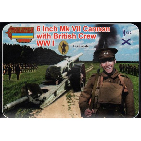 Figurine Canon MkII + Equipage Ang.1/72 Figurine Canon MkII + Equipage Ang.1/72