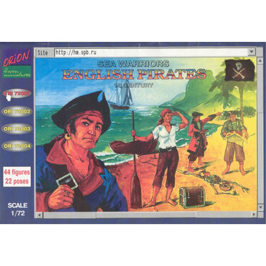 Figurita Piratas Ingleses...