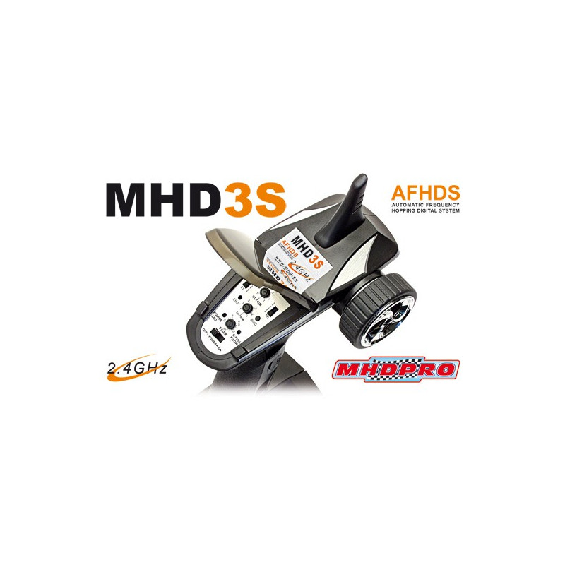 Bateau électrique radiocommandé Alpha BL 1m RTS Rouge / MHD3S