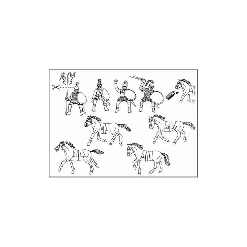 Figurine CAVALERIE CARTHAGINOISE 1/32