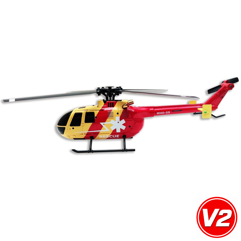 Hélicoptère électrique radiocommandé C 400 RESCUEQuadripale