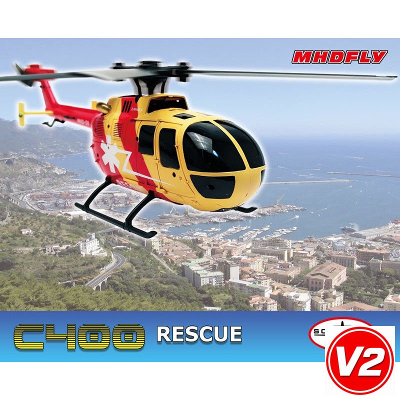 Hélicoptère électrique radiocommandé C 400 RESCUEQuadripale