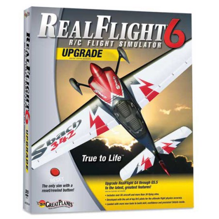 Simulateurs de vol pour avion radiocommandé UPGRADE REALFLIGHT G6 Simulateurs de vol pour avion radiocommandé UPGRADE REALFLIGHT G6