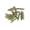 Accastillage de bateau Chandeliers plats laiton 14mm (20pcs) Accastillage de bateau Chandeliers plats laiton 14mm (20pcs)