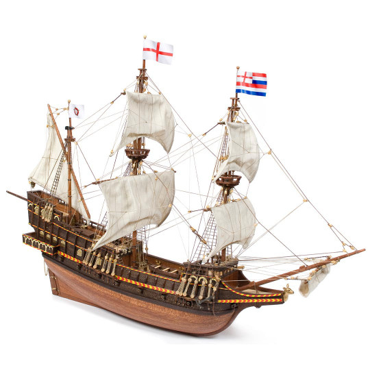 Maquetta galión Golden Hind...