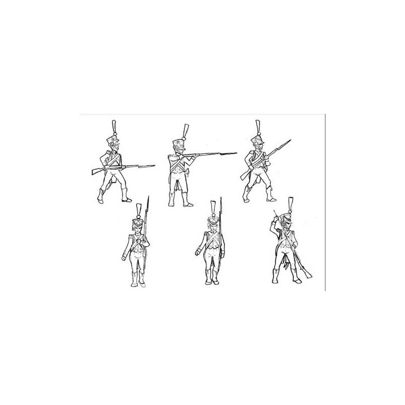 Figurine CHASSEURS INFANTERIE 1/32