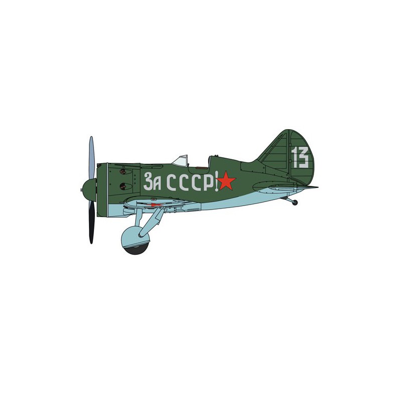 Maquette d'avion en plastique Polikarpov I-16 1/32