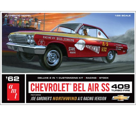Maquette de voiture en plastique Chevrolet Bel Air SS 1/25 Maquette de voiture en plastique Chevrolet Bel Air SS 1/25