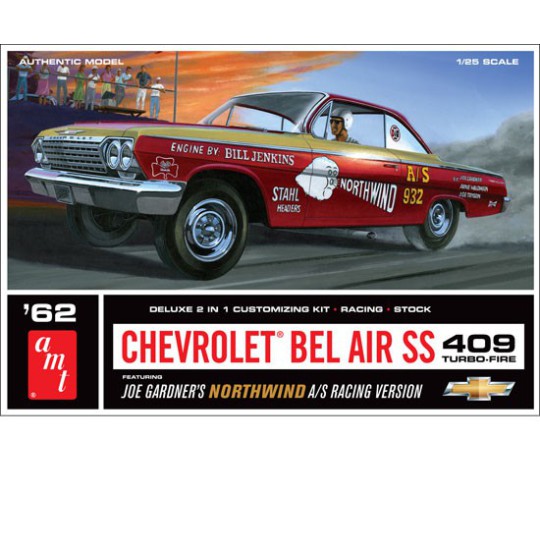 Maquette de voiture en plastique Chevrolet Bel Air SS 1/25