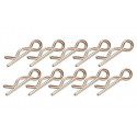 Accessoires pour voiture radiocommandée Clips de carrosserie grand modèle (10 pcs)