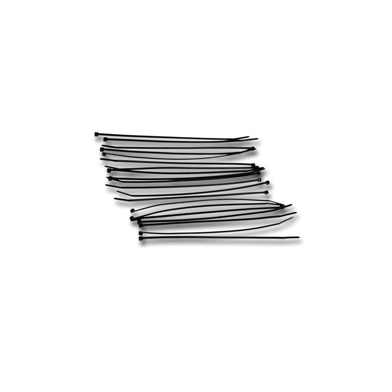 Accessoires de fixation Collier nylon noir 2,5x20cm (100pcs)