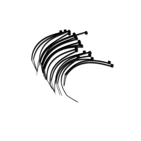 Accessoires de fixation Collier nylon noir 2,5x10cm (20pcs) Accessoires de fixation Collier nylon noir 2,5x10cm (20pcs)