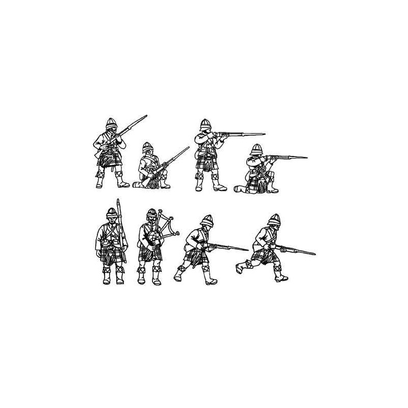 Figurine ECOSSAIS COLONIAUX1/72