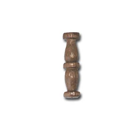 Accastillage de bateau Colonnette double en noyer 15mm Accastillage de bateau Colonnette double en noyer 15mm