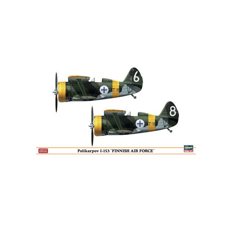 Maquette d'avion en plastique Combo I-153 Finish AF 1/72