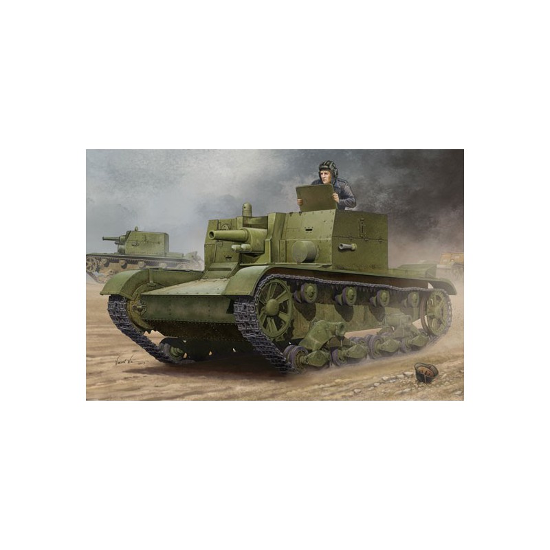 Maquette de Char en plastique Soviet AT-1 SPG 1/35