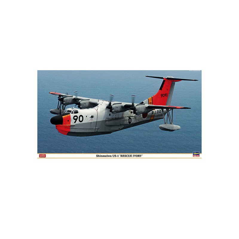Maquette d'avion en plastique ShinMaywa US-1 «Rescue Ivory» 1/72
