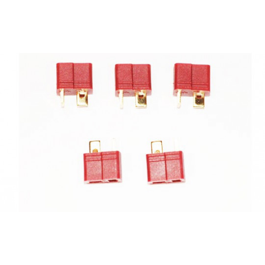 Chargeur pour accu pour appareil radiocommandé Connecteur DEAN Femelle, or (5 pcs)