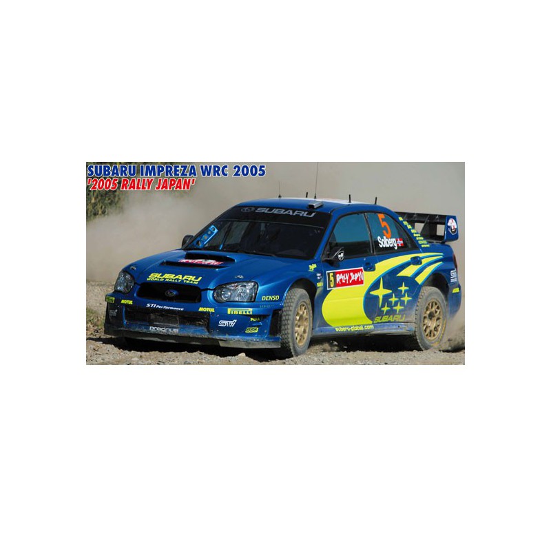 Maquette de voiture en plastique SUBARU IMPREZA WRC 2005
