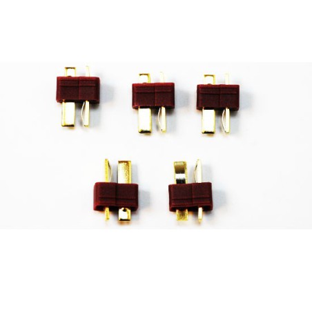 Chargeur pour accu pour appareil radiocommandé Connecteur DEAN Mâle, or (5 pcs) Chargeur pour accu pour appareil radiocommandé Connecteur DEAN Mâle, or (5 pcs)