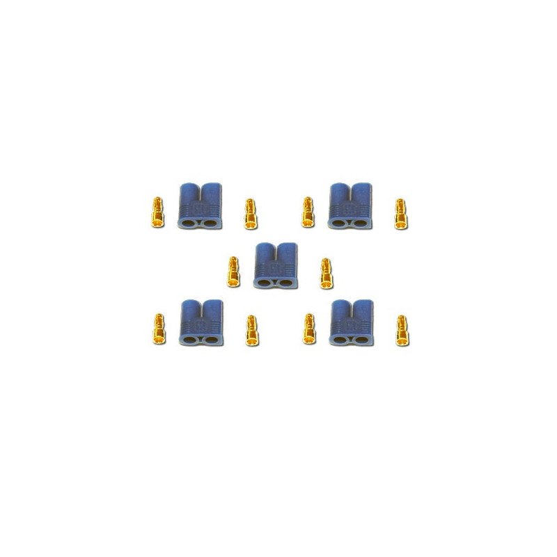 Chargeur pour accu pour appareil radiocommandé Connecteur EC3 Mâles (5 pcs)