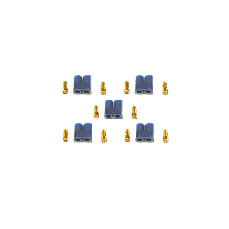 Chargeur pour accu pour appareil radiocommandé Connecteur EC3 Mâles (5 pcs)