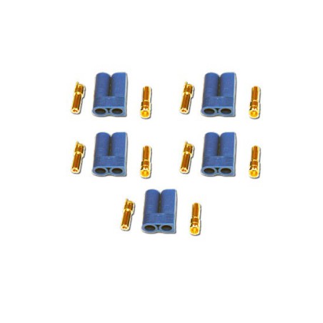 Chargeur pour accu pour appareil radiocommandé Connecteur EC5 Mâle or (5 pcs) Chargeur pour accu pour appareil radiocommandé Connecteur EC5 Mâle or (5 pcs)