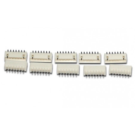 Accu LIPO pour appareil radiocommandé Connecteur Femelle JST-XH 6S (10pcs)