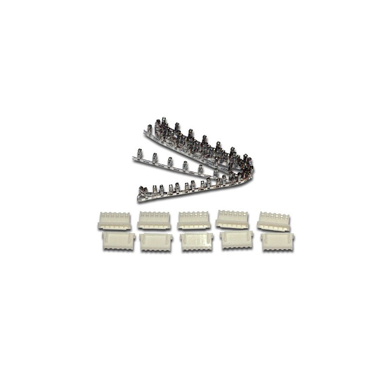 Accu LIPO pour appareil radiocommandé Connecteur Mâle JST-XH 5S (10pcs)