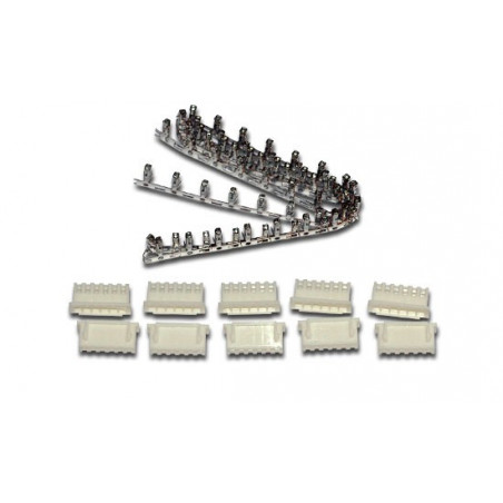Accu LIPO pour appareil radiocommandé Connecteur Mâle JST-XH 5S (10pcs)