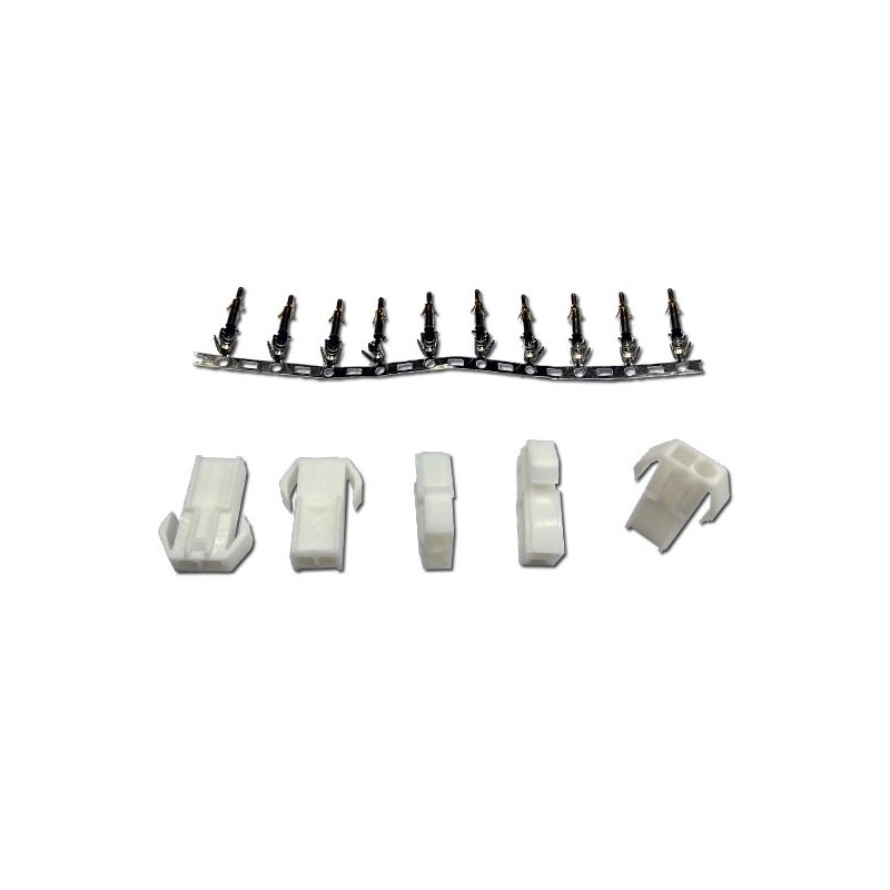 Chargeur pour accu pour appareil radiocommandé Connecteur Mini-Tamiya Femelle or (5 pcs)