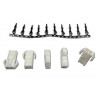 Chargeur pour accu pour appareil radiocommandé Connecteur Mini-Tamiya Femelle or (5 pcs)