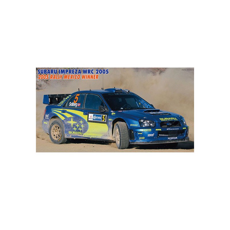 Maquette de voiture en plastique Subaru Impreza WRC 2005 1/24