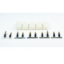 Chargeur pour accu pour appareil radiocommandé Connecteur Tamiya Femelle or (5 pcs)