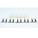 Chargeur pour accu pour appareil radiocommandé Connecteur Tamiya Mâle or (5 pcs) Chargeur pour accu pour appareil radiocommandé Connecteur Tamiya Mâle or (5 pcs)